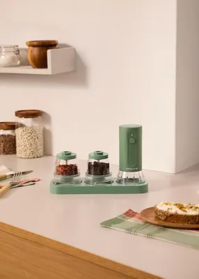 Produktbild von SPICE GRINDER STUDIO PRO - Elektrische Gewürzmühle mit austauschbaren Behältern