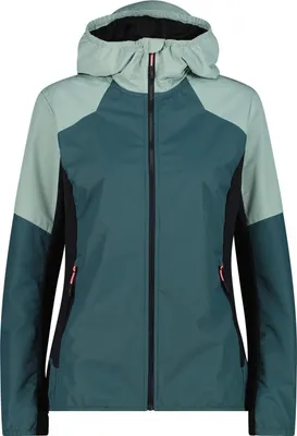 Produktbild von Cmp Woman Jacket Hybrid Fix Hood Trek Green Trek Green 44