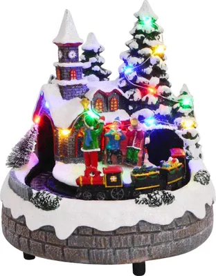 Immagine prodotto di vidaXL Tavolo di Natale Multicolore 16 x 16 x 19 cm Resina
