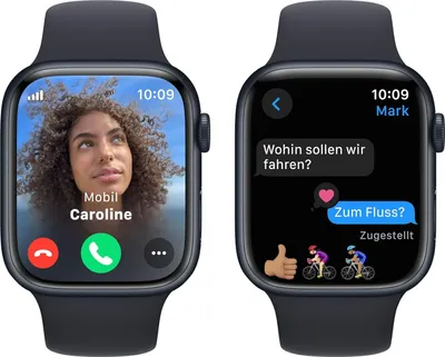 Produktbild von Apple Watch Series 9 (GPS + Cellular) 45mm Aluminium Mitternacht S/M