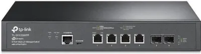 Image de Commutateur PoE+ 10 Gigabits avec 200 W, 4 ports LAN, 2 ports SFP+, Omada SDN