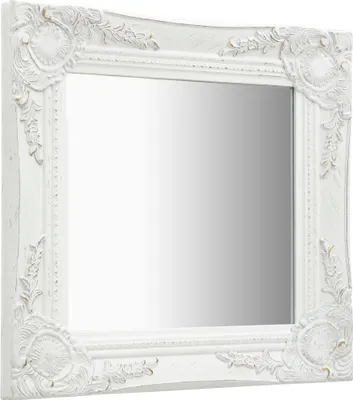 Immagine prodotto di Specchio da Parete Stile Barocco 40x40 cm Bianco