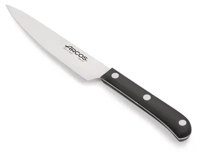 Küchenmesser 15 cm, rostfreier Stahl, schwarz