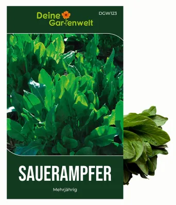 Produktbild von Sauerampfer Mehrjährig Samen - Rumex acetosa - Sauerampfersamen - Gemüsesamen - Saatgut für 200 Pflanzen