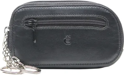 Produktbild von Esquire Schlüsselmäppchen Logo Key Case Black schwarz