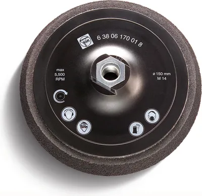 Produktbild von FEIN Stützteller, Ø 150 mm, mit Klettenhaftteil, M 14