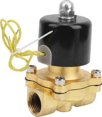 Zdjęcie produktu dla Elektryczny zawór elektromagnetyczny wykonany z mosiądzu, AC110 V, 1/2 cala NPT, normalnie zamknięty, do wody, powietrza, gazu, oleju napędowego