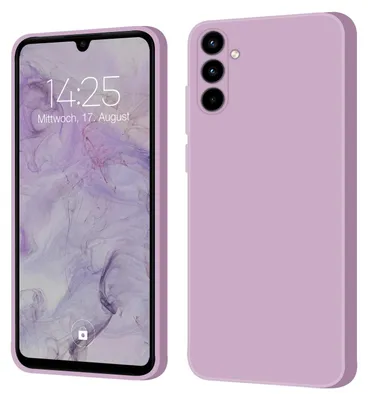 Produktbild von Hülle für Samsung Galaxy A35 5G Case Cover Bumper Smartphone Softgrip Schutzhülle Farbe: Lila
