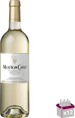 Produktbild von Mouton Cadet Blanc 2024 - 12¡ - AOC Bordeaux - 12x75cL
