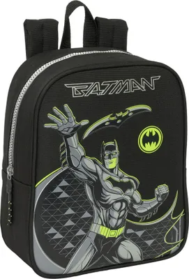 Produktbild von Schulrucksack Batman Game over Schwarz 22 x 27 x 10 cm