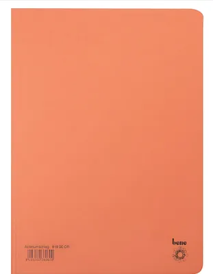 Produktbild von Aktenumschlag, A4, 250g/m2, orange, für. ca. 250 Blatt