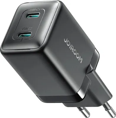 Immagine prodotto di Joyroom Caricabatterie doppio USB-C GaN da 45 W - Nero