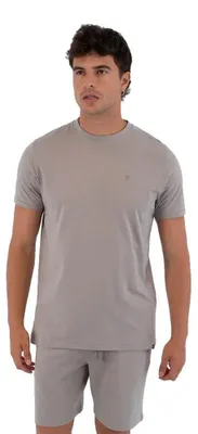 Imagen del producto de Camiseta de manga corta Hurley Low Tide, color gris, talla L para hombre, color gris