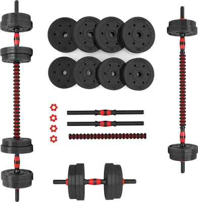 Produktbild von 15 kg Verbundhantel- und Kurzhantelset