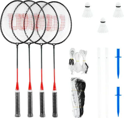 Produktbild von Wilson Badminton Set Black/Red L3 Badminton-Set