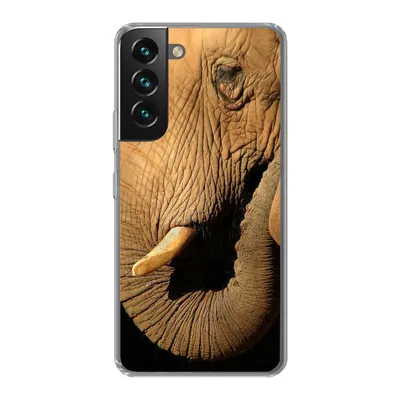 Produktbild von MuchoWow® Handyhülle Schutzhülle Hülle für Samsung Galaxy S22 Elefant - Tiere - Nahaufnahme - Schwarz Silikon Softcase Handy Hülle - Mobiltelefonhülle