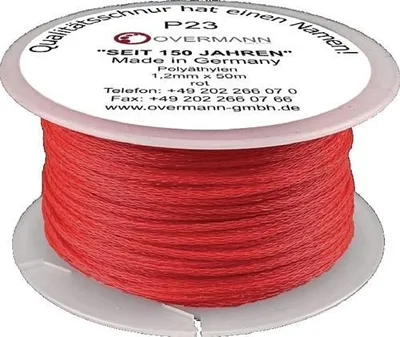 Produktbild von Maurerschnur L.50m D.2mm 30kg PE rot