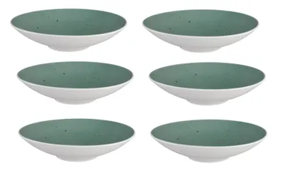 Produktbild von 6 x Coupschale Pastabowl Dessertschale Petrol 23cm COUNTRY LIFE Seltmann Weiden Serie Coup Fine Dining