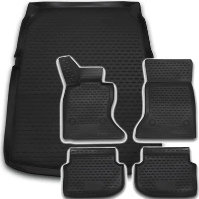 Produktbild von Gummi Kofferraumwanne + Fußmatten Set für 5er BMW F10, Bj. 3/2010-9/2013