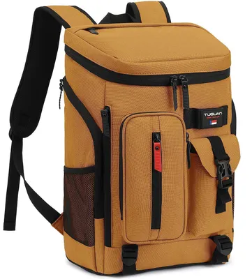 Immagine prodotto di Zaino termico da 30 litri, borsa frigo isolata, zaino da picnic, zaino termico, colore marrone