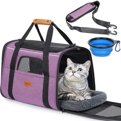 Image de Sac de transport pliable pour chien, chat ou autre animal de compagnie