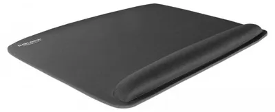 Produktbild von DeLOCK 12601, Schwarz, Einfarbig, Gummi, Handgelenkauflage, Anti-Rutsch-Basis