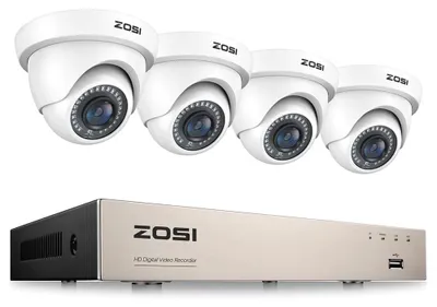 Zdjęcie produktu dla C225 - System kamer monitoringu - H.265+ 8 kanałów, 5MP - Do użytku wewnątrz i na zewnątrz - Kamera monitoringu - Kamera zabezpieczeń