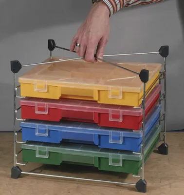Produktbild von EuroPlus Depot 37, Regal für Sortimentskasten, 455800, Ständer für Sortierkasten