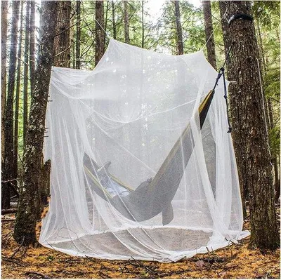 Obrázok produktu pre Biela cestovná sieť proti komárom 220 x 200 x 200 cm