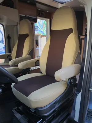 Produktbild von Wohnmobil Sitzbezüge in Beige/Braun (830)
