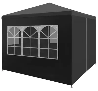 Productafbeelding van Tuinpaviljoen - Partytent - Tuintent - Ontvangsttent - Marktkraamtent - Buitenoverkapping - Waterdicht PE