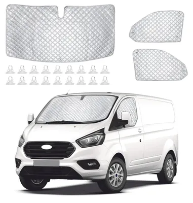 Immagine prodotto di Protezione termica interna per parabrezza, compatibile con Ford Transit Custom