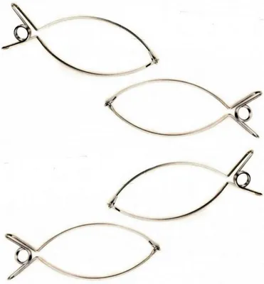 Produktbild von 12 Rouladenklammern Rouladenringe Edelstahl Rouladenhalter Rouladenklemmen