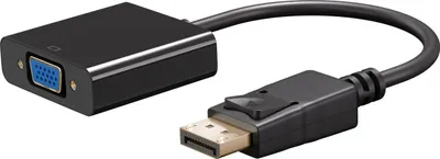 Image de Goobay 60606 Adaptateur DisplayPort vers VGA 1.1, 0,15 m