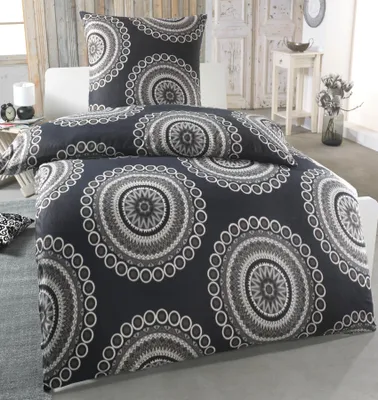 Immagine prodotto di Biancheria da letto in pile termico in microfibra, ideale per l'inverno, disponibile nelle misure 135x200, 155x220 e 200x200. Misura: 200 x 200 cm. Design: Motivo design 3