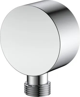 Produktbild von Avapax | Anschlusswinkel Gerade - Chrom Hochglanz - G1/2 Gewinde - Zylinderform - Korrosionsbeständig