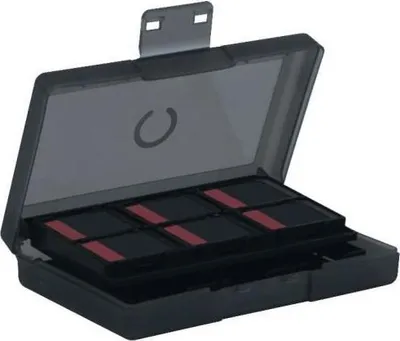 Produktbild von Konix 61889000083, Patronengehäuse, Schwarz, Staubresistent, Schlagfest, Kratzresistent, Nintendo, Switch 2, Karton mit Aufhänger