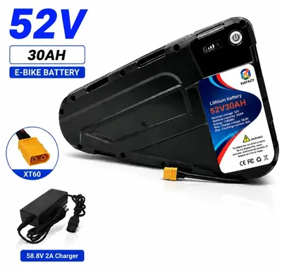 Produktbild von E-Bike-Akku - Lithium-Ionen-Akku - 52 V 30 Ah - XT60-Stecker - Wiederaufladbar - Ersatzakku