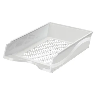 Produktbild von Briefkorb C4 Polystyrol weiß Packung mit 10 Stück