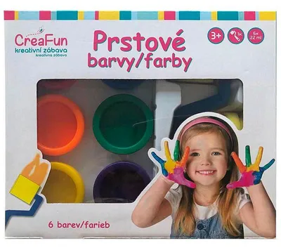 Obrázek produktu pro Prstové barvy – sada 6 (132 ml)