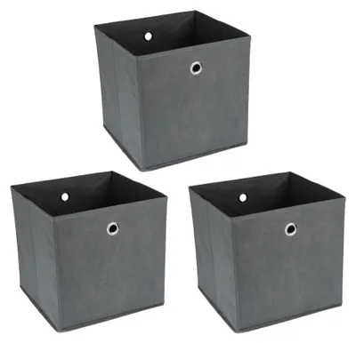 Image de Boîtes de rangement | pliables | 30 x 30 x 30 cm | 3