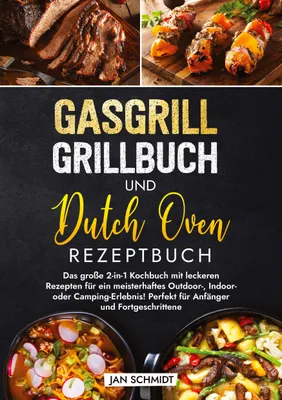 Produktbild von Gasgrill Grillbuch und Dutch Oven Rezeptbuch