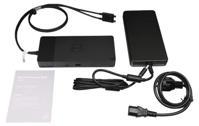 Produktbild von Dell Performance Dockingstation – WD19DCS - Kabelgebunden - USB 3.2 Gen 2 (3.1 Gen 2) Type-C - 10,100,1000 Mbit/s - Schwarz - 5120 x 2880 Pixel - Gleichstrom