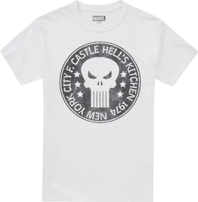 Immagine prodotto di The Punisher - Maglietta da uomo TV2250 (M) (Bianco)