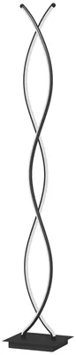 Productafbeelding van HOMCOM LED staande lamp voor de woonkamer, dimbaar, 144 cm, vloerlamp met voetpedaal