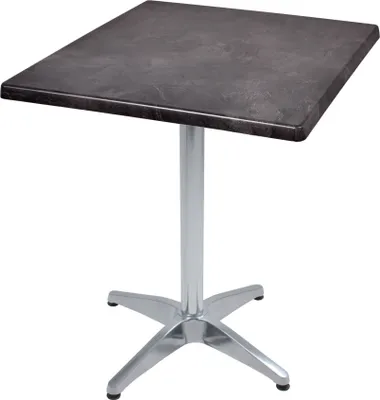 Produktbild von Bistrotisch DARK SLATE BRENTA 02 | 70×70 cm