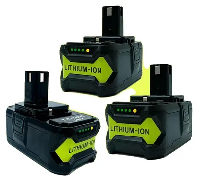 Immagine prodotto di Batterie di ricambio, capacità 8000mAh, compatibili con Ryobi, confezione da 3 pezzi, 8.0