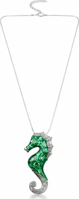 Produktbild von Lange Kette Seahorse mit Seepferdchen von collezione alessandro