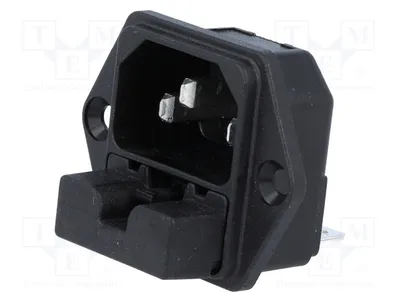 Image de 1 connecteur : pour alimentation secteur 10A 6220.2200, connecteur mâle