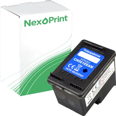 Produktbild von Druckerpatrone kompatibel zu HP CH561EE 301 schwarz DeskJet 2510 2054 a 2050 s 2050 a 2050